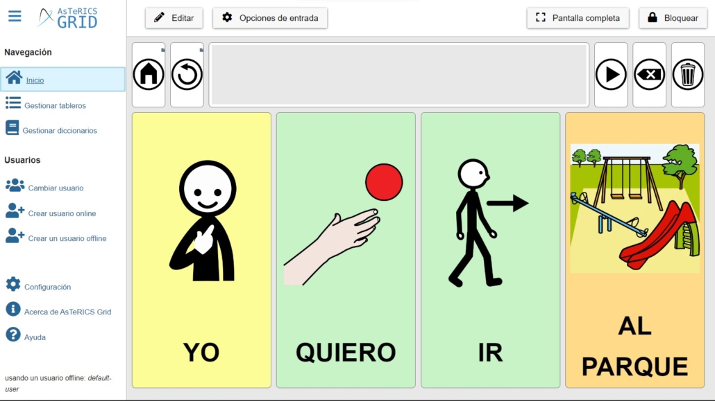 Comunicador Asterics Grid Gu A Visual R Pida Para Crear Un Nuevo