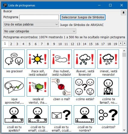 Picto Selector – 3 – Export Pictograms to our Word Processor or Slide ...