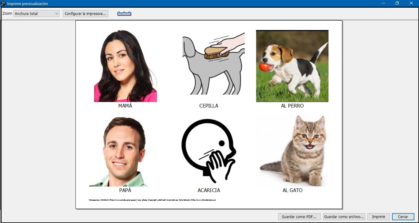 Example Picto Bord Picto Selector – 17 – Examples of use - Aula abierta de ARASAAC