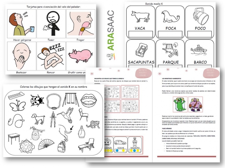 Materiales CAA – Actividades De Integración Y Generalización De Fonemas ...